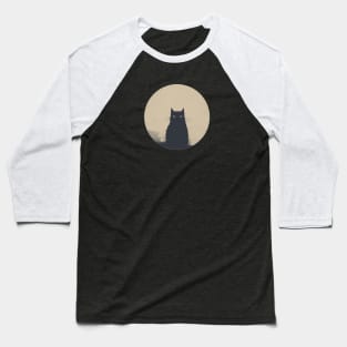 cat silhouette Baseball T-Shirt